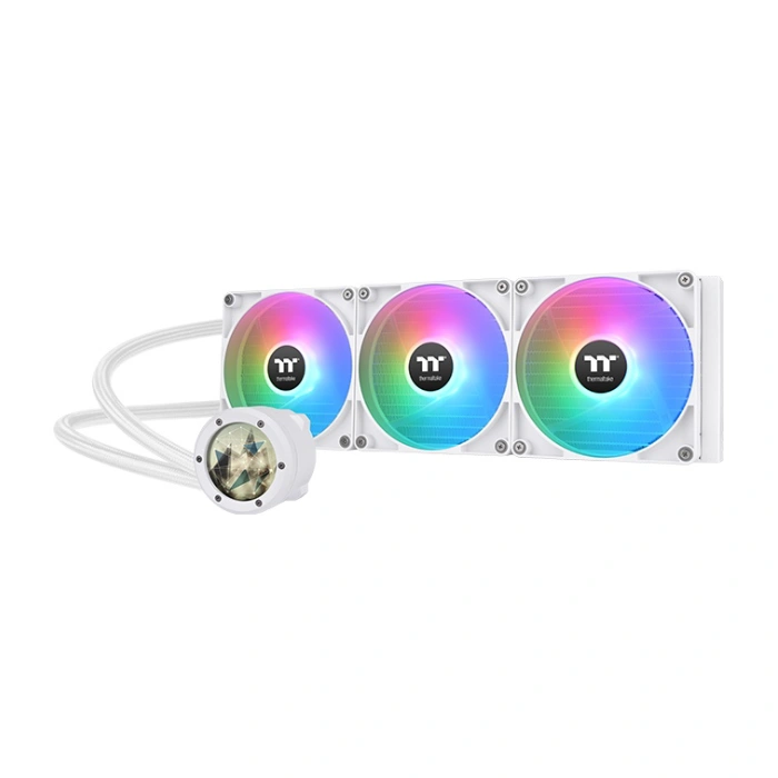 خنک کننده مایع پردازنده ترمالتیک مدل TH420 V2 ARGB Sync Snow